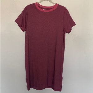 Current/Elliot striped crew neck t-shirt dress